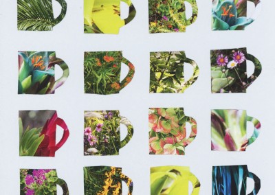 mugs with flowers KC1009